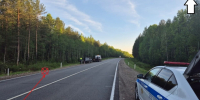 Водитель "Лады" пострадал при опрокидывании в кювет на трассе в Коми - Pg11.Ru