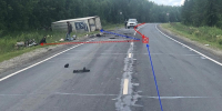 Главная картинка новости: Трагическое ДТП на трассе Вятка в Коми унесло жизнь водителя - Новости Коми