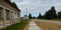 В поселке Каджером открылась новая пешеходная дорожка - Министерство строительства и ЖКХ