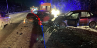 На трассе в Коми столкнулись два отечественных авто: четыре человека пострадали - Pg11.Ru