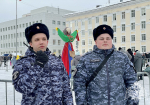 В Республике Коми росгвардейцы обеспечивают безопасность во время празднования Масленицы
