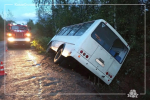 Пять пассажиров автобуса пострадали в Усть-Вымском районе